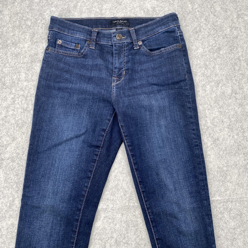 Banana Republic Sculpt Skinny Jeans Womens 25/0 Petite (26x25) Blue Stretch